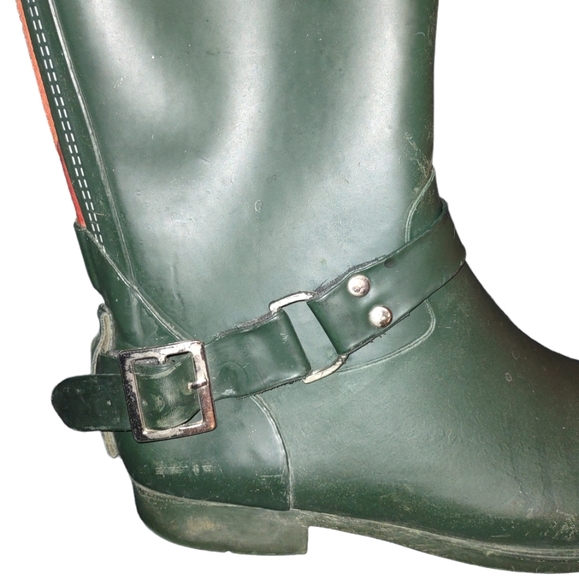 Steve Madden Zip Up Tsunami Rain Boots Size 7 - Picture 7 of 7